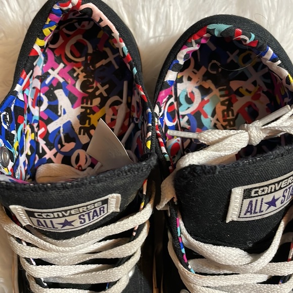 Sz 8 Black Converse - Picture 2 of 9